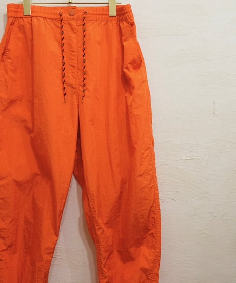 00s Orange Nylon Track pants