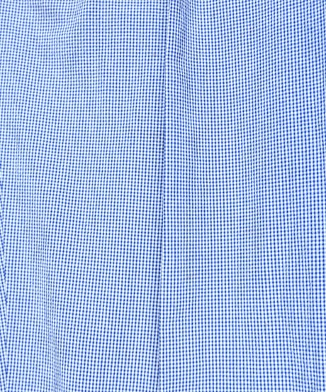 Seersucker pincheck two-pleat slacks