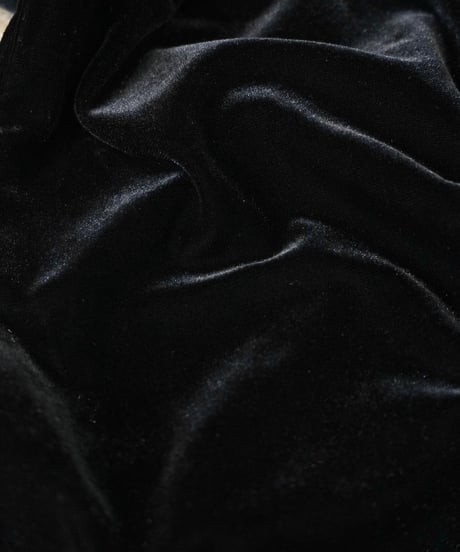 90s Open-collar Velour Shirt