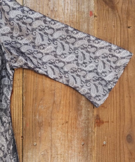 Silver Paisley China Dress