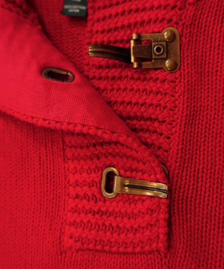 『LRL LAUREN JEANS CO. Ralph Lauren』Metal Closure Cotton Knit