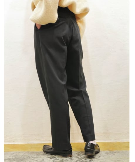 80s-90s『Christian Dior JEUNE HOMME』Two-pleat Tapered Slacks