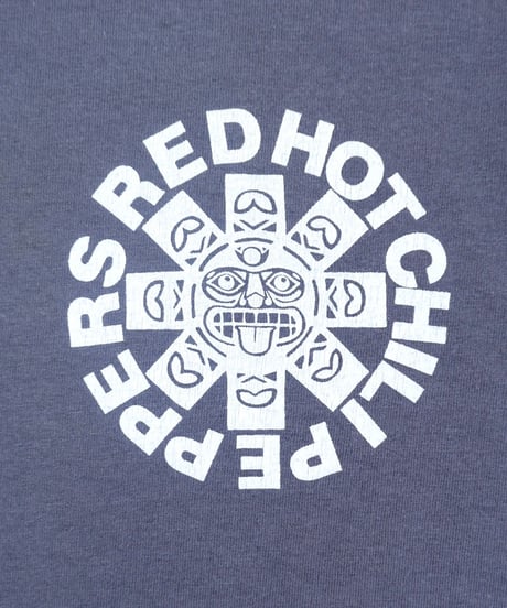 00s Anvil "Red Hot Chili Peppers" Aztec Sun Logo T-Shirt / size L