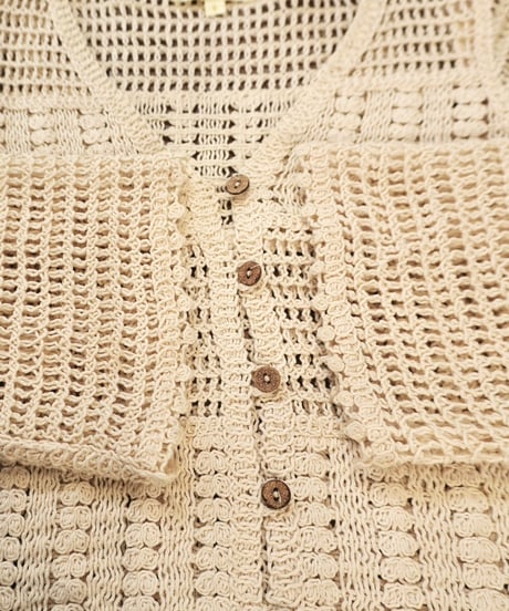 Crochet Knit Short Cardigan