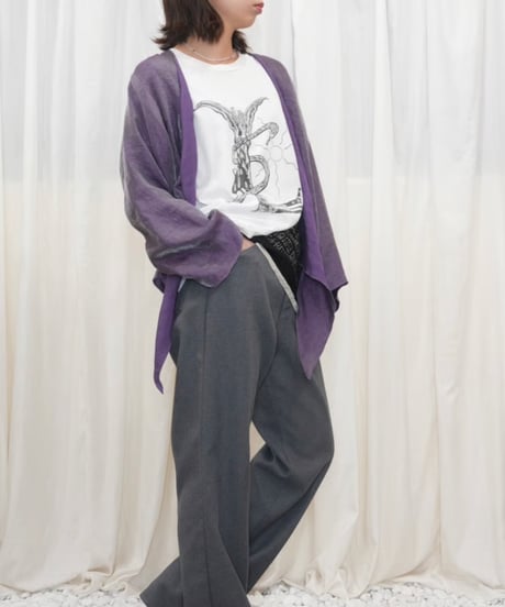 90s Violet Flash Drape Bolero