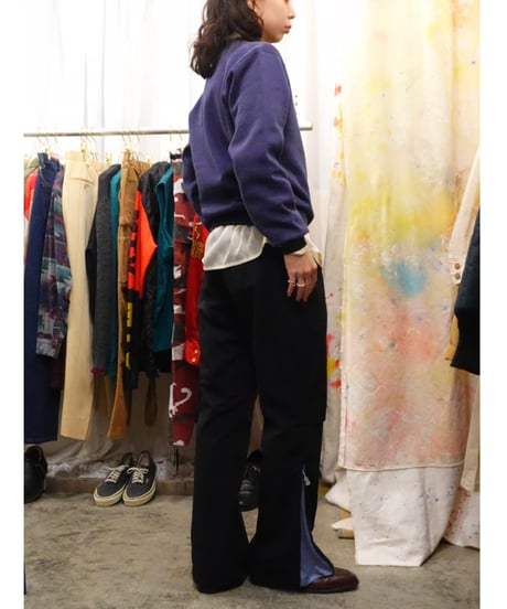 Side-open Modified Nylon Pants