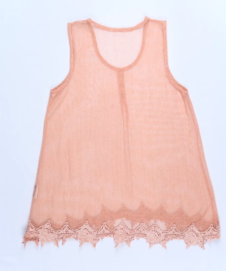 Shining Sheer Knit Tunic