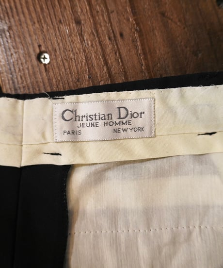 80s-90s『Christian Dior JEUNE HOMME』Two-pleat Tapered Slacks