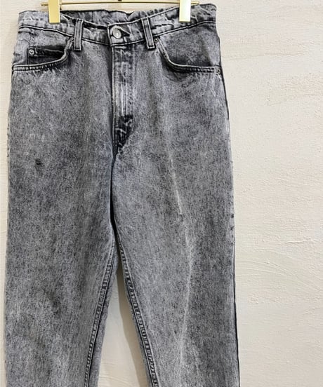 90s 『Levi's 550』 Chemical wash Black Jeans / size W31 L30