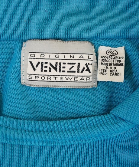 90s 『ORIGINAL VENEZIA SPORTSWEAR』 Oddly shaped sweatshirt