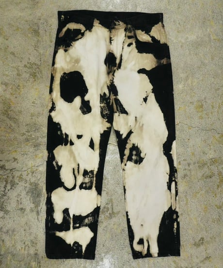『RUSTLER』 ブラック ブリーチジーンズ / size W34 L30