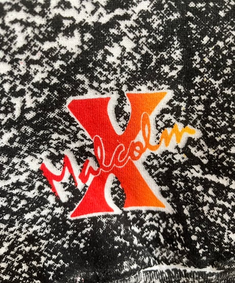 90s "Malcolm X" プリントスウェット / size XL