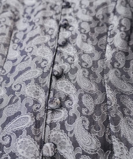 Silver Paisley China Dress
