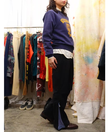 Side-open Modified Nylon Pants