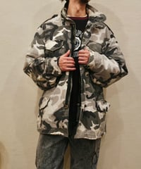 Monotone Camouflage pattern M-65 type Jacket