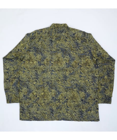 90s Gold-Thread Jacquard Art Shirt
