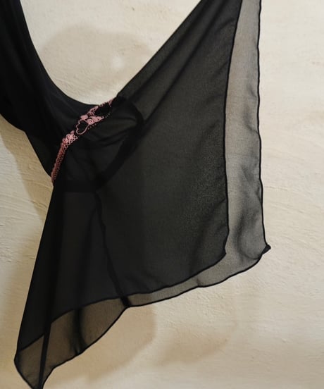 Chiffon Flare Sleeve Robe