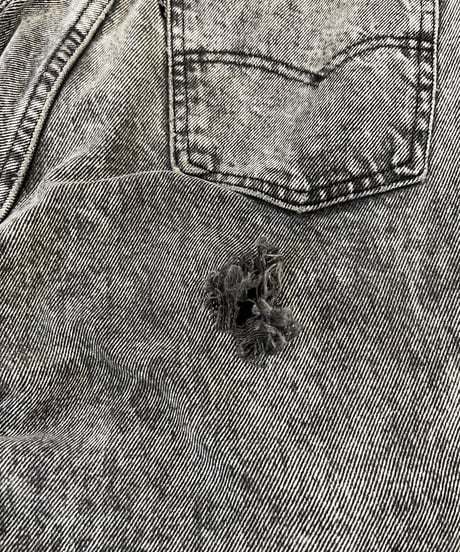 90s 『Levi's 550』 Chemical wash Black Jeans / size W31 L30