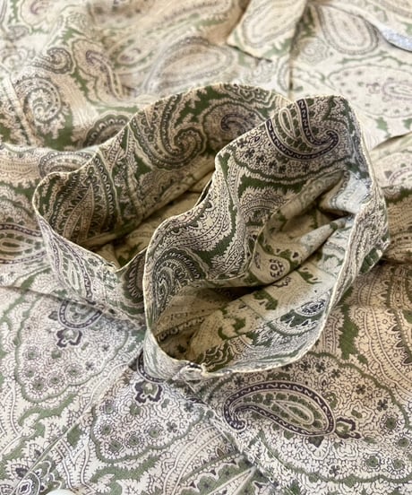 60s『ARROW』Paisley pattern pajama shirt
