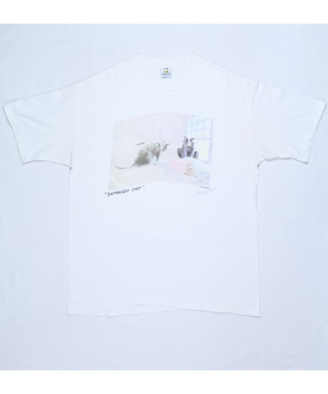 90s Jeff Leedy "Demand Cat" Art T-Shirt
