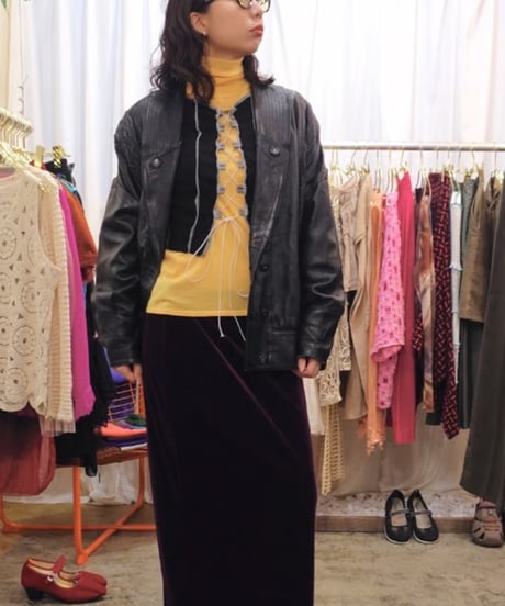 Center Lace-up top