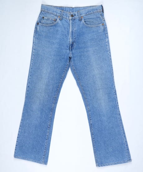 80s 『Levi's 517』 ブーツカット 内股シングル 黒カン / size W31L30程度