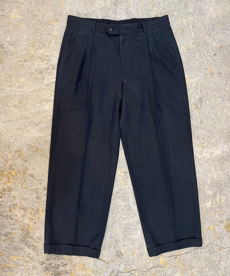 Glen Check Two-pleat Slacks