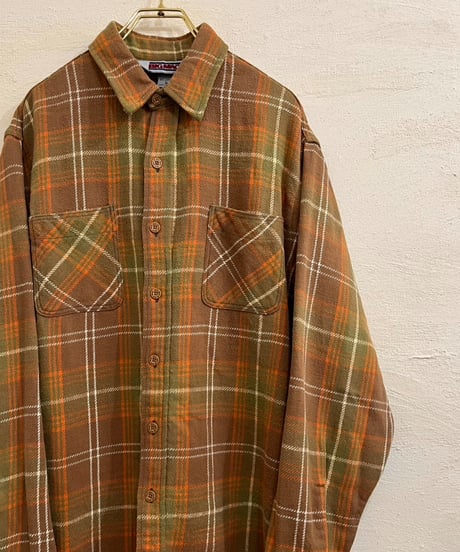 80s 『BIG MAC』 Flannel shirt "Made in USA" / size L