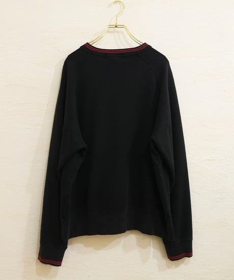 90s 『POLO SPORT』 カレッジ風プリント スエット / size L