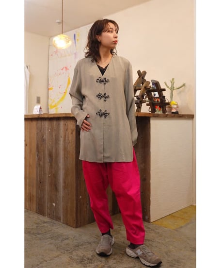 80s-90s Long-sleeved Chine Jacket