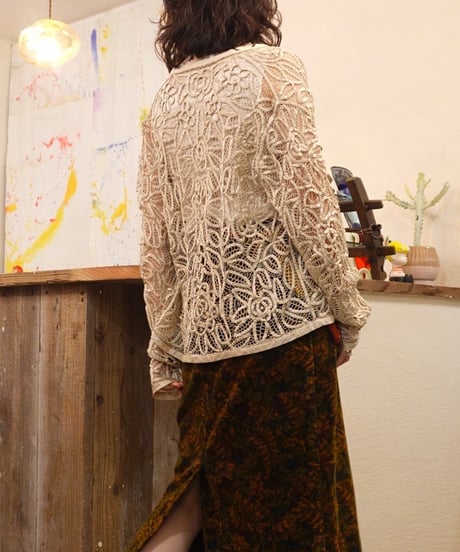 Beaded Lace Cardigan