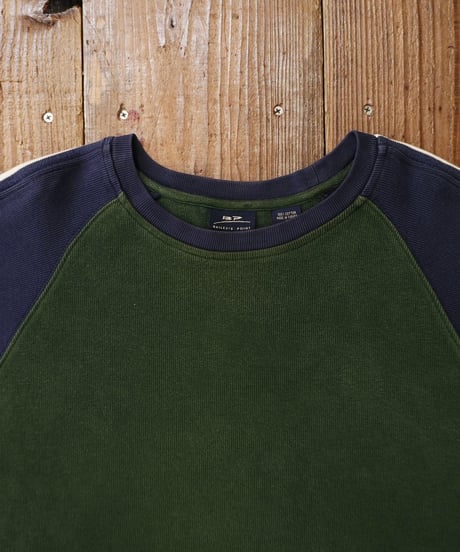 Side line Switching Long sleeve T-shirt