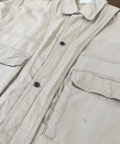 "UNKNOWN" Beige Odd shaped shirt