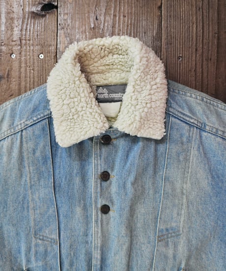 80s-90s Boa Denim Jacket