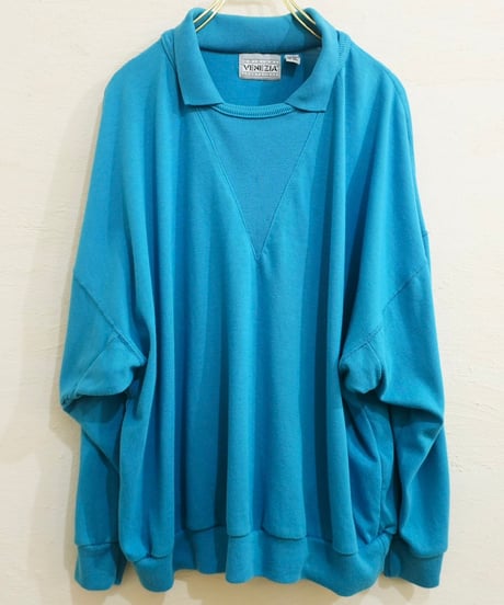 90s 『ORIGINAL VENEZIA SPORTSWEAR』 Oddly shaped sweatshirt