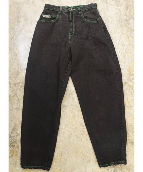 90s 『Cross Colours』 Black denim pants