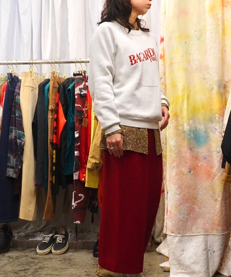 90s "BACARDI rum" Printed Sweatshirt