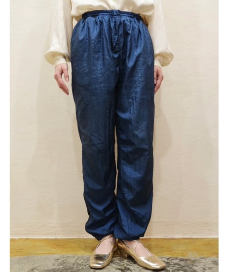 Zippered hem Nylon Pants