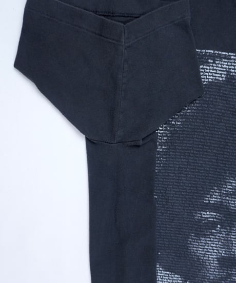 90s “Jimi Hendrix” Typography Portrait Print T-Shirt / size XL