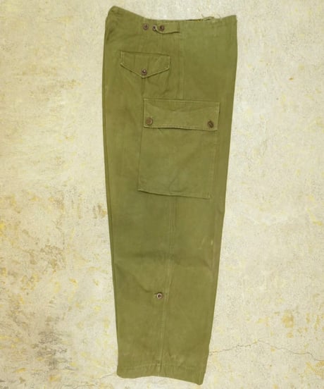50s オランダ軍 ダブルフェイス カーゴパンツ / size W32 L31 程度