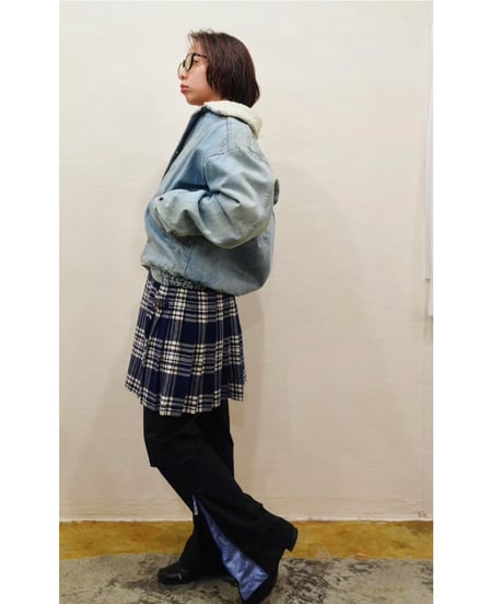 80s-90s Boa Denim Jacket