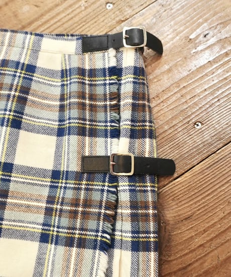 80s-90s『Mosbrook』Wool Wrap Skirt