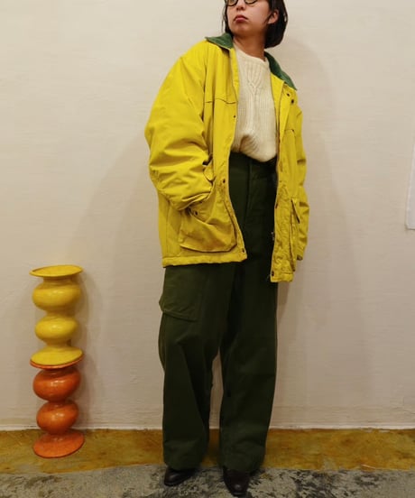 Corduroy Collar Nylon Jacket