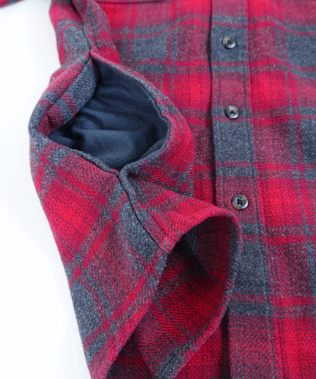 00s “ORVIS” Red Shadow Check Flannel shirt with pockets / size S