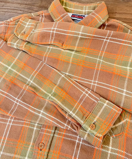 80s 『BIG MAC』 Flannel shirt "Made in USA" / size L