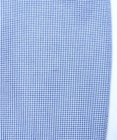 Seersucker pincheck two-pleat slacks
