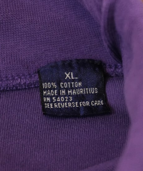 90s 『GAP』 紫 タートルネック ロングスリーブTシャツ / size XL