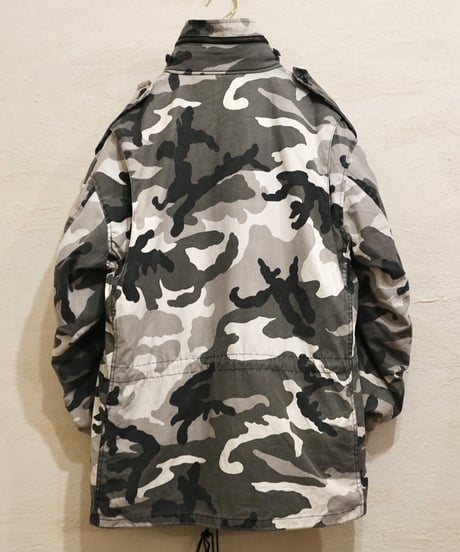 Monotone Camouflage pattern M-65 type Jacket