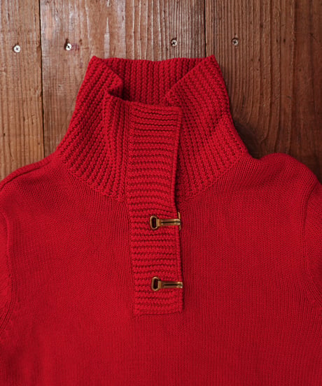 『LRL LAUREN JEANS CO. Ralph Lauren』Metal Closure Cotton Knit