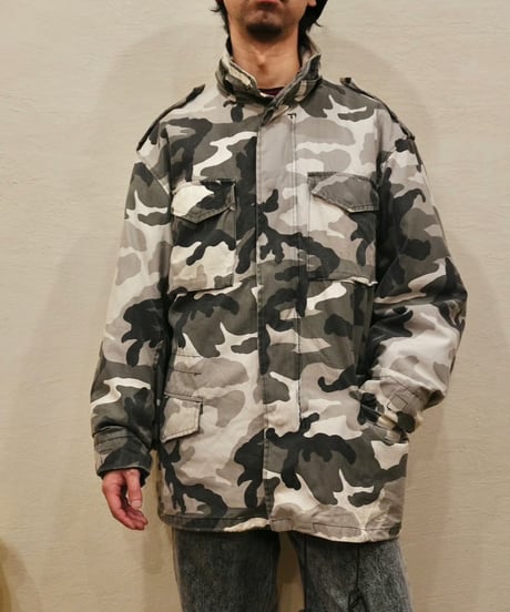 Monotone Camouflage pattern M-65 type Jacket